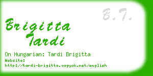 brigitta tardi business card